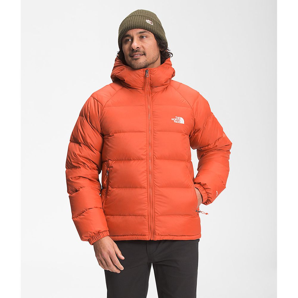 The North Face Winter Jacket Mens Australia - The North Face Hydrenalite Hoodie Orange (SRE-260478)